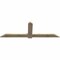Ekena Millwork Eugene Rough Sawn Timber Gable Bracket, Douglas Fir, 84"W x 28"H x 2"D x 6"F, 8/12 Pitch GBW084X28X0206EUG00RDF - alternate 2